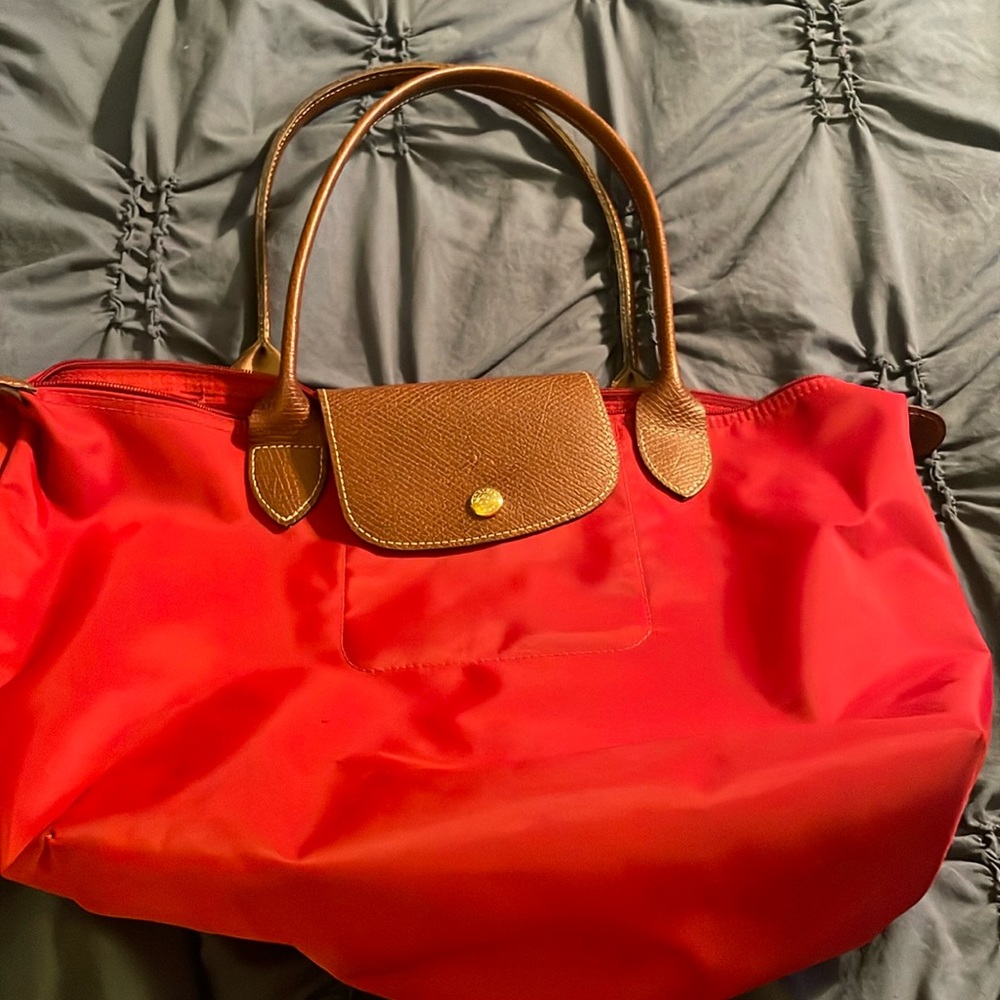 Longchamp nylon shoulder tote bag
